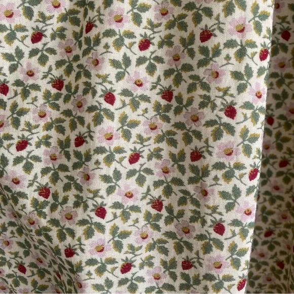 Christy Dawn Devin Mini Dress in Creme Strawberry, Size Small - Picture 5 of 6